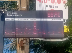 В Волгограде температура поднялась до 55 градусов