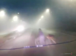 Грузовик насмерть сбил мужчину на трассе в Волгоградской области: момент ДТП попал на видео