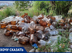 Армия пивных бутылок встречает проезжающих в электричках волгоградцев