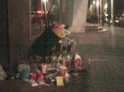 После Дня города Волгоград утопает в мусоре