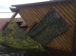 Баня-пристань ушла под воду в Волгограде