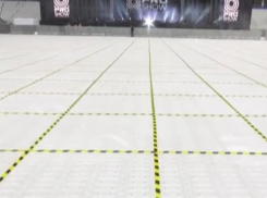 Сцену и танцплощадку к концерту «Руки вверх» в Волгограде сняли на видео