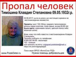 Волгоградцев просят присоединиться к поискам пенсионерки с провалами в памяти 