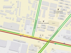 В Волгограде парализовано движение на шоссе Авиаторов 