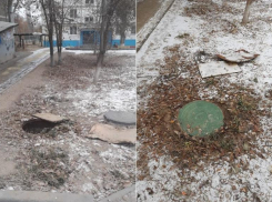 Люк с «фанеркой» закрыли в Городище после публикации «Блокнот Волгоград»