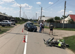 Подростки разбились на мотоцикле под Волгоградом: фото