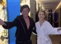 Ксения Собчак на свой день рождения  поделилась видео с Прохором Шаляпиным 