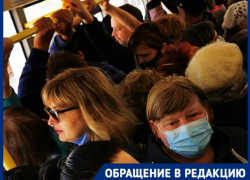 В Волгограде на Радоницу сняли на видео жуткую давку в автобусе №88