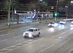 Наезд LADA на самокатчика попал на видео в Волгограде 