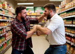 Ссора в "Пятерочке" закончилась мощной дракой под Волгоградом 