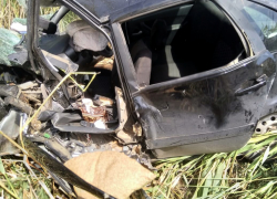 Появилось видео страшной аварии, в которой погибла семья с двумя маленькими детьми из Волгограда