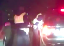 Опубликовано видео погони за пьяным водителем BMW, устроившим ДТП в Волгограде