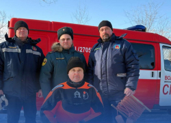 Школьника вытащили из ледяной полыньи под Волгоградом