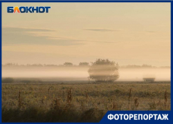 Раннюю утреннюю романтику в Волгоградской области показал фотограф