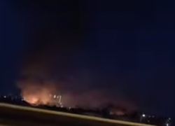 Бушующий на Второй Продольной в Волгограде пожар попал на видео
