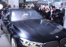 Видео с презентации нового флагмана BMW 7 серии в Волгограде