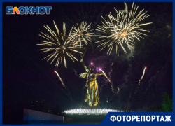 Видеоинсталляция «Свет Великой Победы» на Мамаевом кургане в объективе волгоградского фотографа