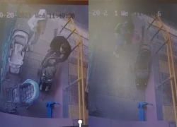 Кража коляски возле детской поликлиники в Волгограде попала на видео