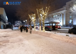 В центре Волгограда остановилось движение трамваев 