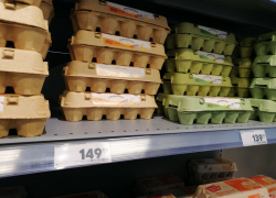 В Волгограде провалились попытки сдержать цены на яйца