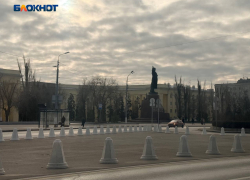 Бесплатную парковку закрыли "зубами дракона" в центре Волгограда 