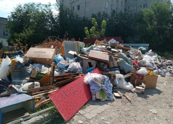 Агитацию на фоне гор мусора в Волгограде устроил кандидат в депутаты — директор УК