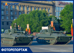 Репетиция Парада Победы с военной техникой в Волгограде в объективе фотографа