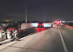 Одна иномарка попала в две шок-аварии подряд под Волгоградом