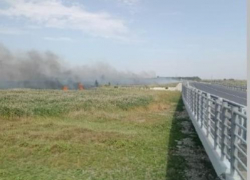 Огонь раскинулся на 100 тысяч квадратов: масштабный пожар тушат в Волгоградской области