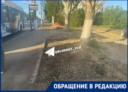 Остановки массово снесли на севере Волгограда 