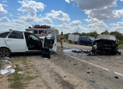 Под Волгоградом два ребенка пострадали в массовом ДТП