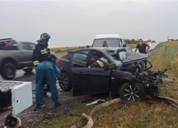 Под Волгоградом в аварии на встречке погибли и пострадали 4 человека