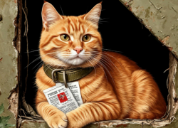 Он мяукал за Родину: поставить памятник хотят сталинградскому коту-агитатору Ваське