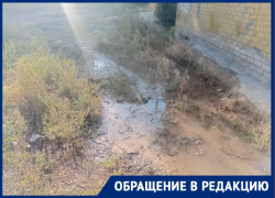 Волгоградцы боятся обрушения аварийного дома из-за прорыва трубы: концессии игнорируют их пятые сутки 