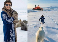 Очаровывал пожилую блондинку и убегал от белого медведя Прохор Шаляпин 8 марта 