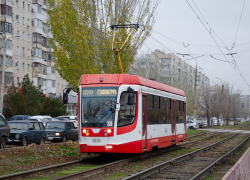 Новый скоростной трамвай появился в Красноармейском районе Волгограда
