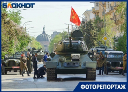 В Волгограде военные генерально отрепетировали парад