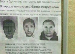 Волгоградцев предупредили о банде педофилов