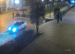 Езда волгоградца на Lada Priora по велосипедным дорожкам на набережной попала на видео