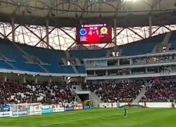 Первый матч на новом стадионе "Ротор Волгоград" завершил со счетом 4:2