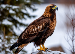 Крылатый хищник переждет зиму в Волгоградской области