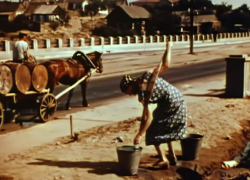 Уникальную кинохронику Сталинграда 1956 года показали в цвете