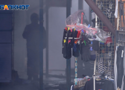 Угроза пожара возникла на Титовском рынке в Волгограде