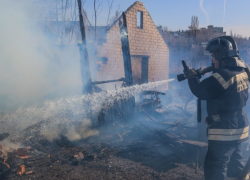 В Волгоградской области при пожаре сгорел мужчина