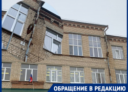 "Школа похожа на концлагерь": мама первоклассницы из Волгограда пожаловалась на "кирпичный" дождь