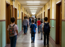 В школе Волгограда двое учеников получили травмы позвоночника  после падения на них одноклассников