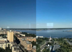 Захватывающий вид на Волгу с загадочной стекляшки-высотки показали в Волгограде