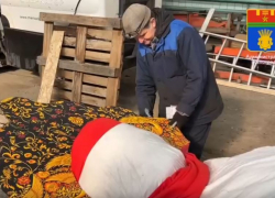 Восьмиметровое чучело готовят к сожжению в Волгограде