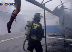 Тело погибшей женщины обнаружено на месте пожара на Качинском рынке в Волгограде