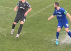 Первый матч не доиграл «Ротор» под проливным дождем на сборах в Турции